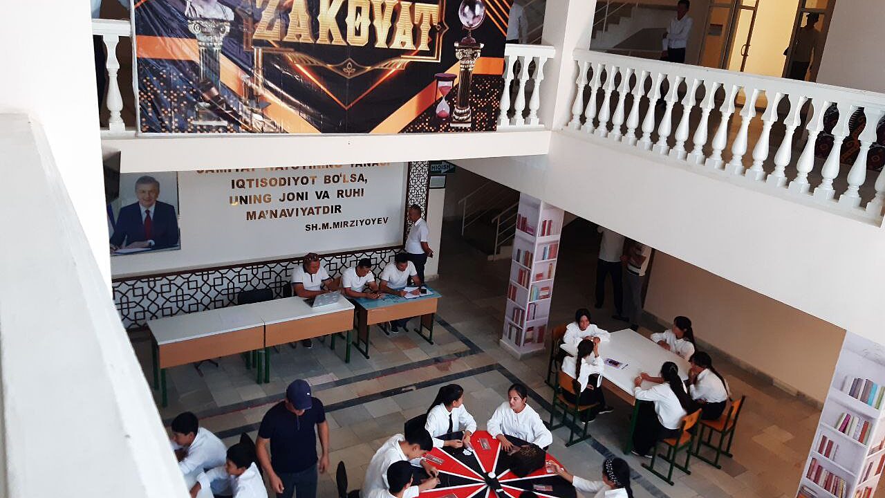 Texnikumda o'tkazilgan "Zakovat" intellektual o'yini